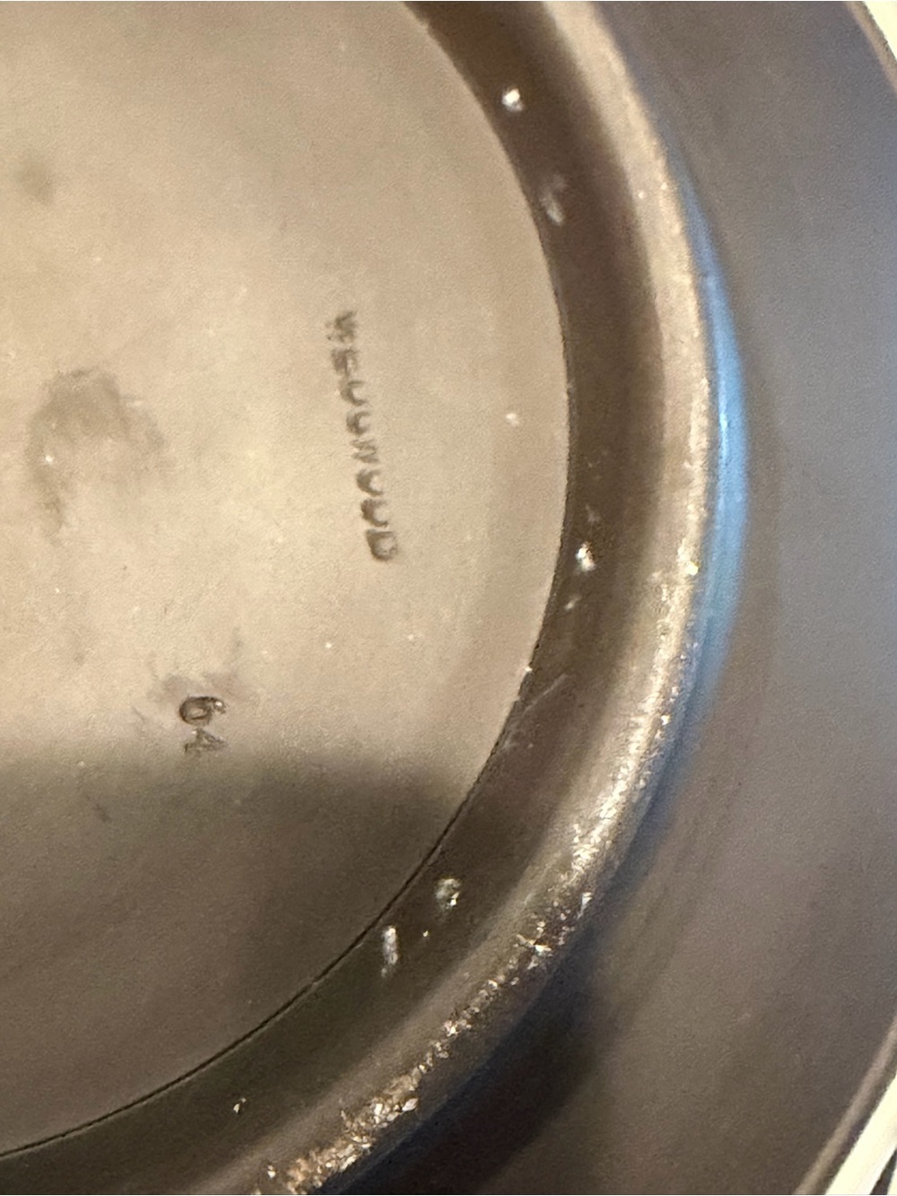 Harrods Wedgwood Decorative etched Bowl. Greek Revival aesthetic. Gorgeous! - Picture 8 of 10